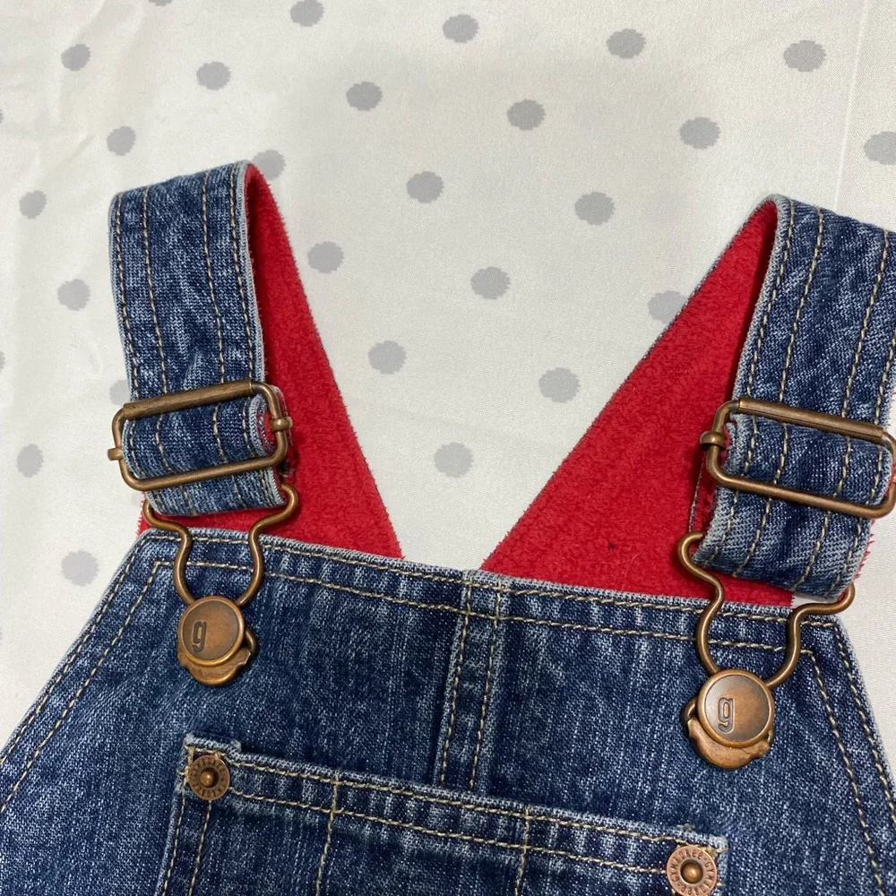 Gymboree Vintage Overalls Boys 2T  Blue Denim‎ Toddler